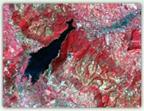 Thematic Mapper satellite image of Thailand reservoir